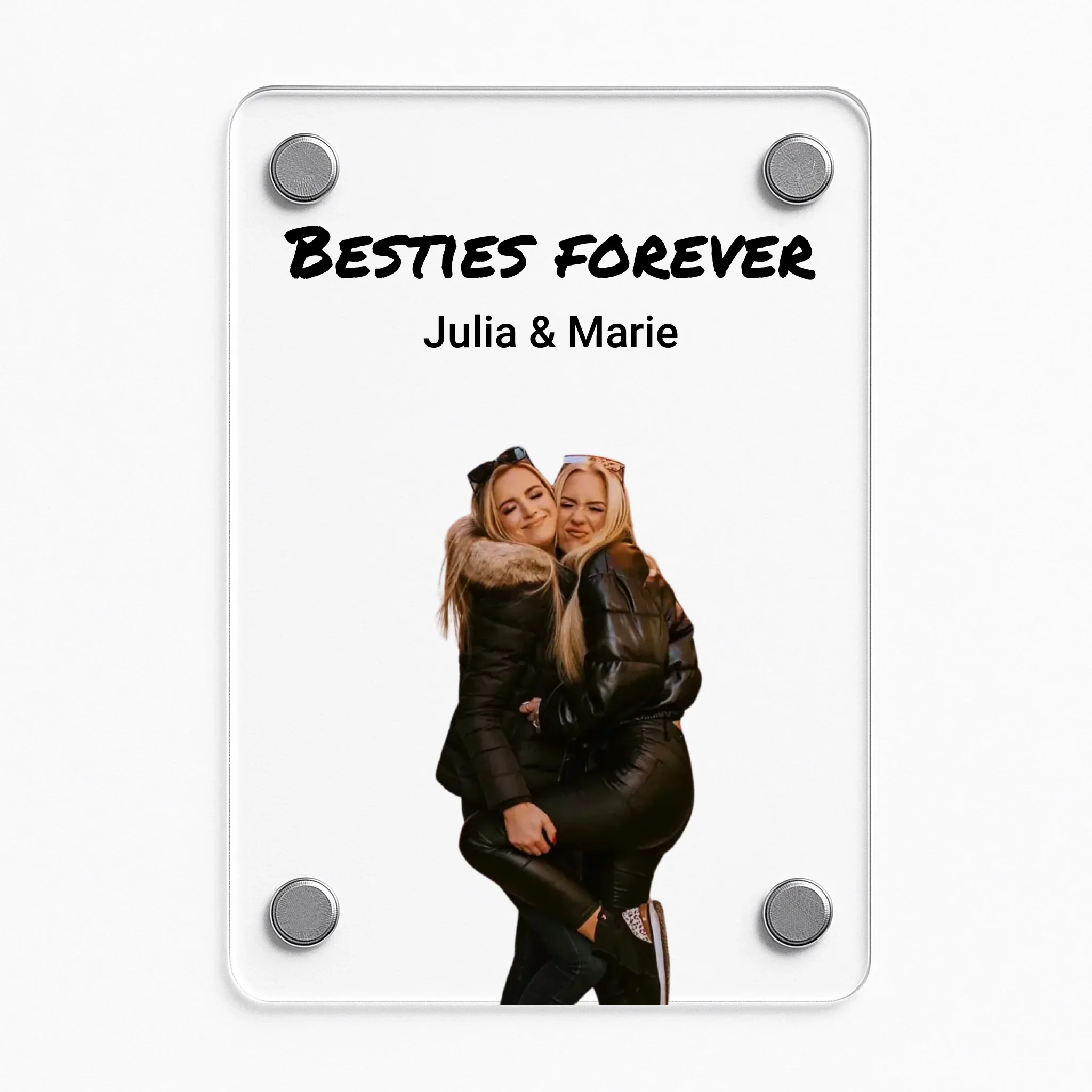 "Besties" - Acrylmagneet