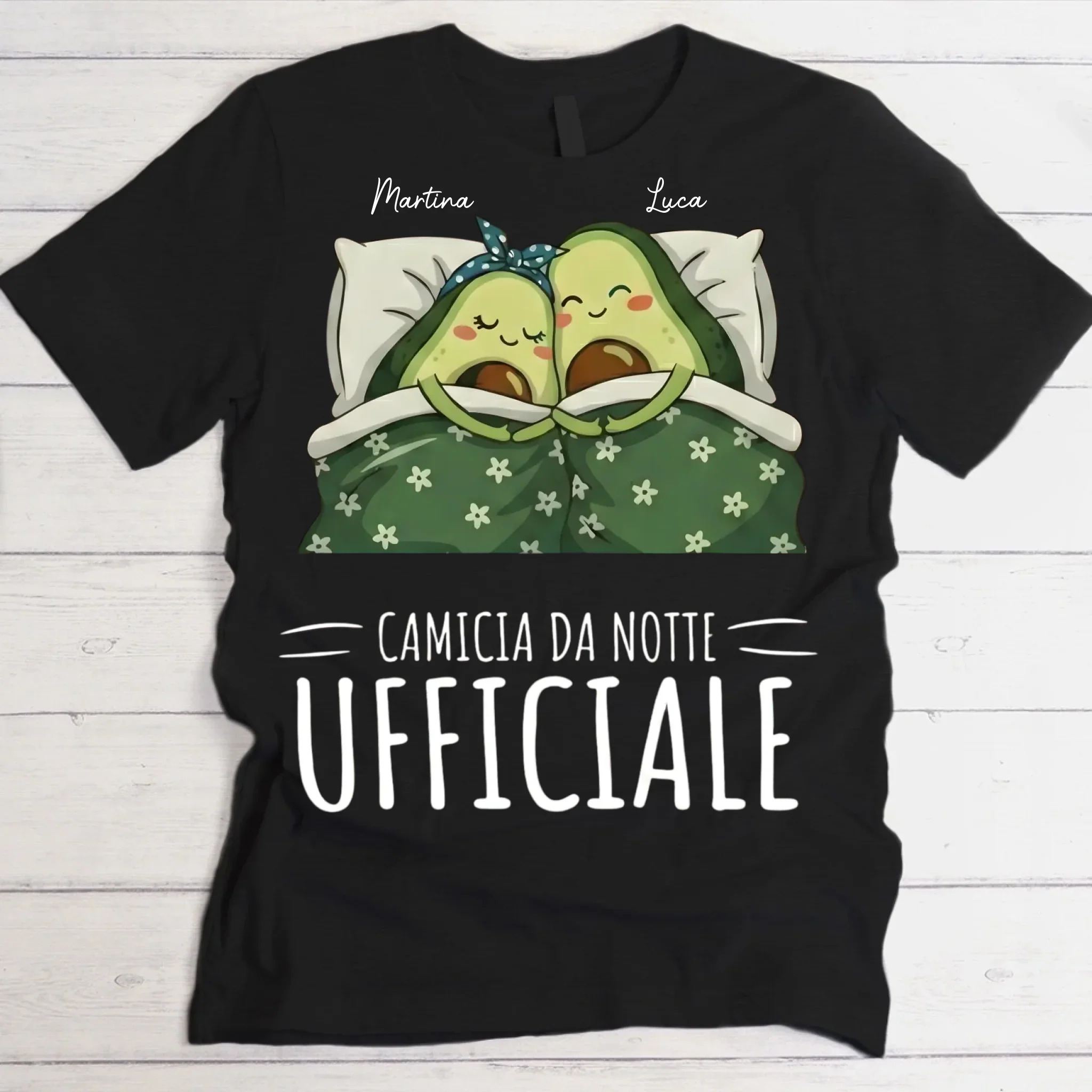 Buonanotte – Avocado – T-shirt personalizzata
