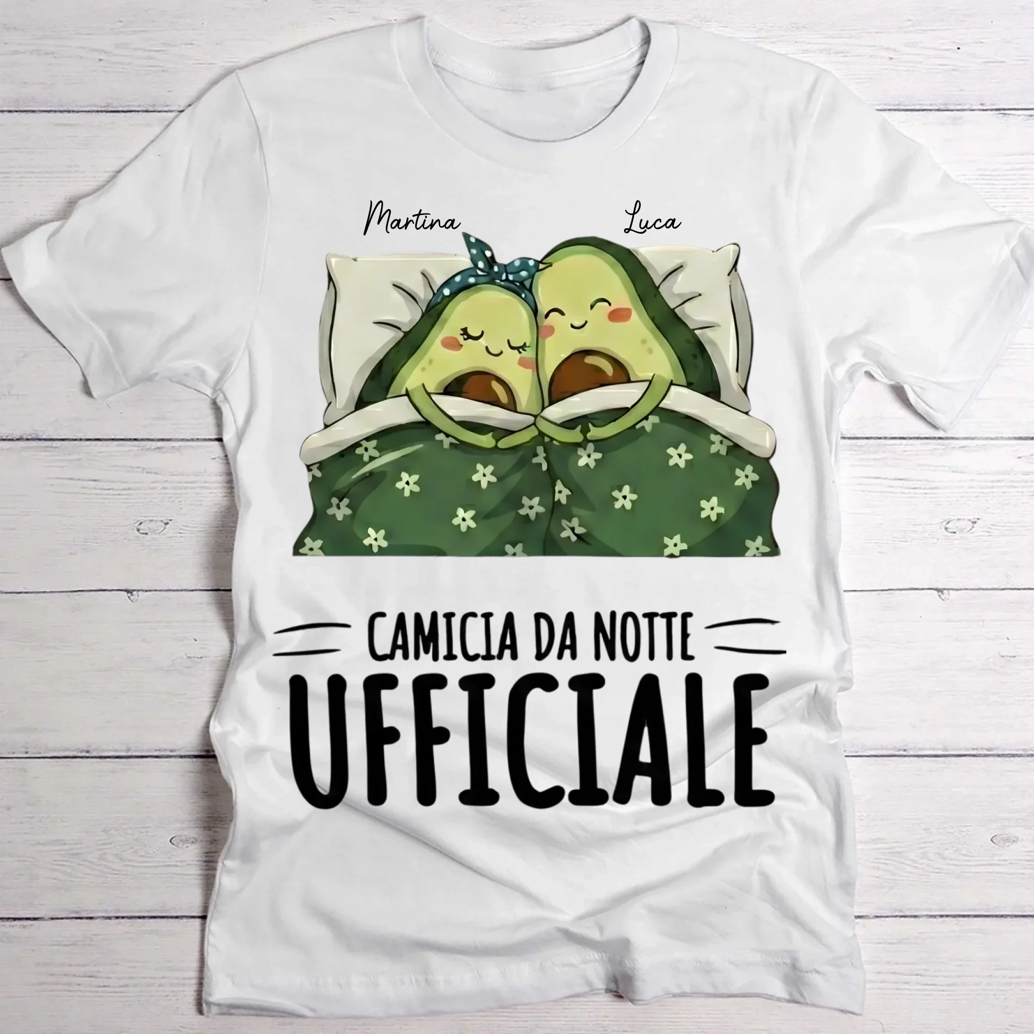 Buonanotte – Avocado – T-shirt personalizzata - Image 2