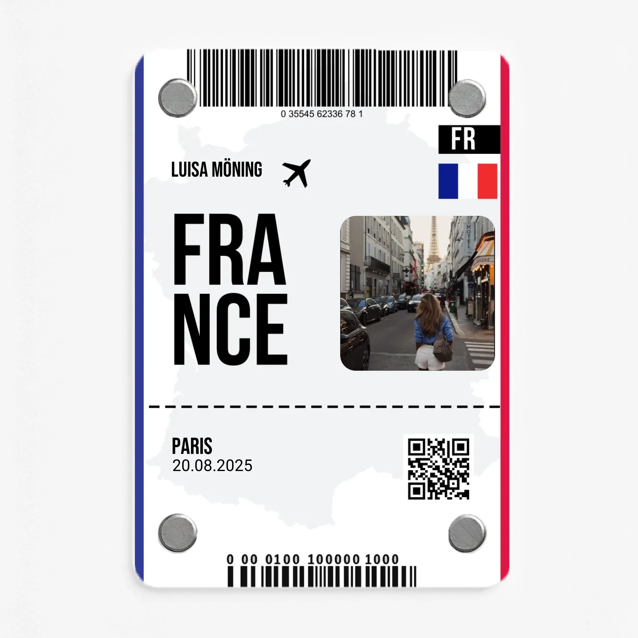 Flugticket - Acryl Magnet - Image 4