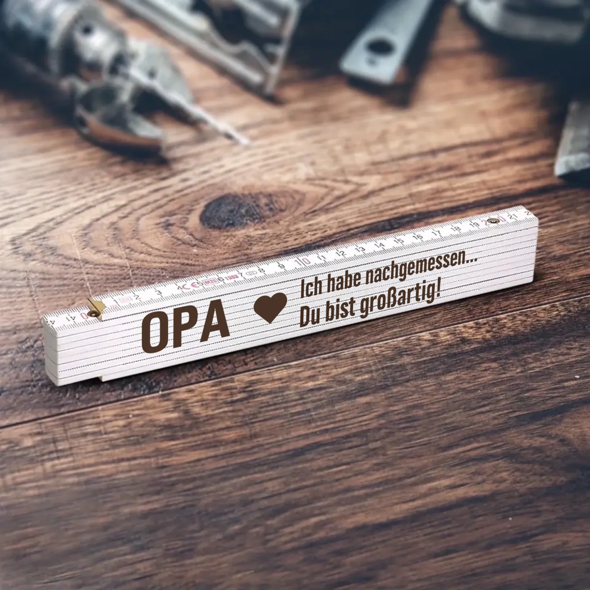 Cadeau voor opa - vouwmeter