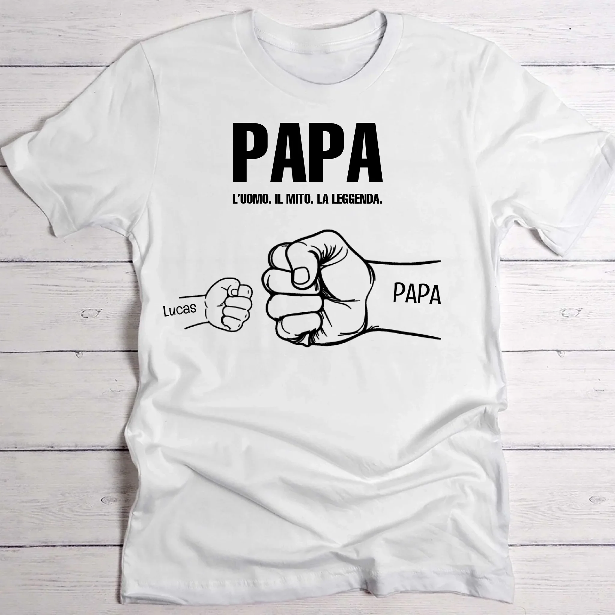 Il Mito Papà - Maglietta Personalizzata