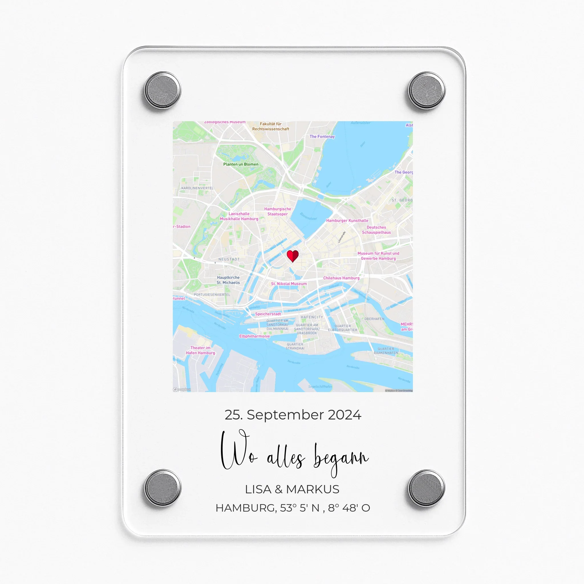 "Immer bei dir" - Bundle - Acrylmagnet