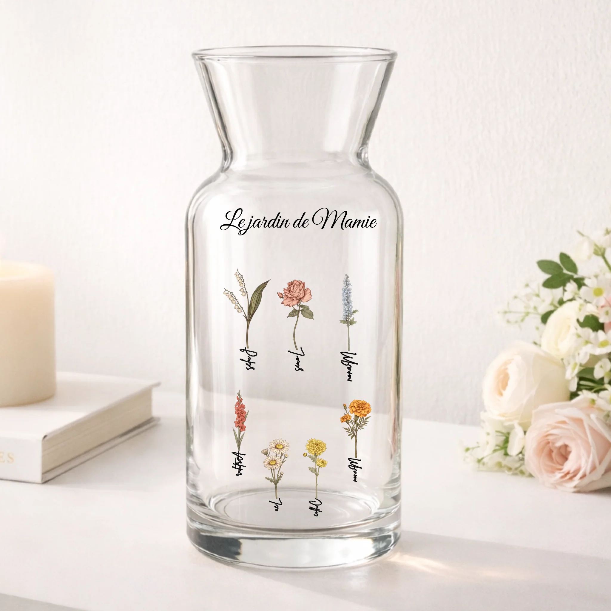 « Le jardin de Mamie – Vase personnalisé » - Image 2