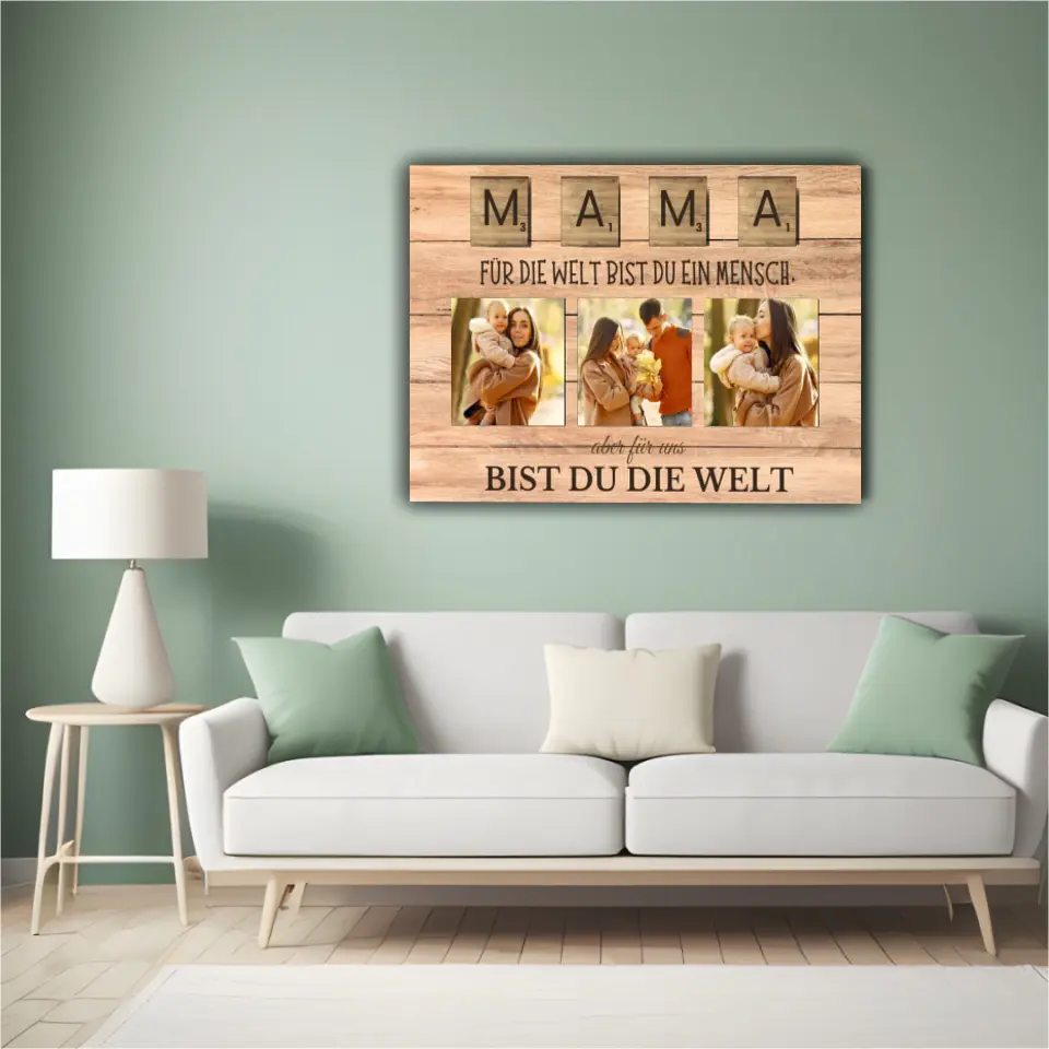 "Mom" - Moederdag cadeau canvas personaliseerbaar - Image 4