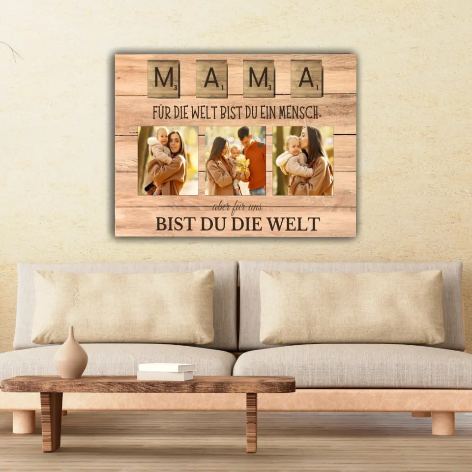 "Mom" - Moederdag cadeau canvas personaliseerbaar - Image 5