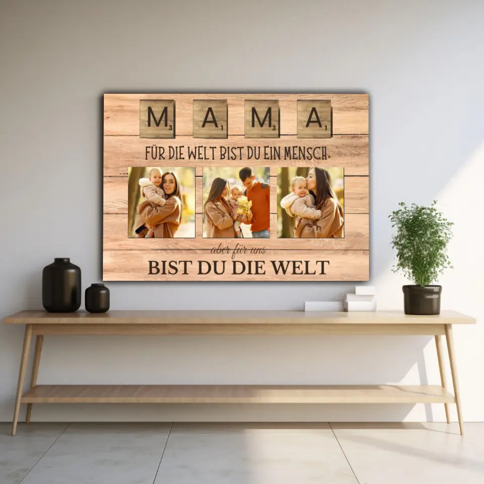 "Mom" - Moederdag cadeau canvas personaliseerbaar - Image 7
