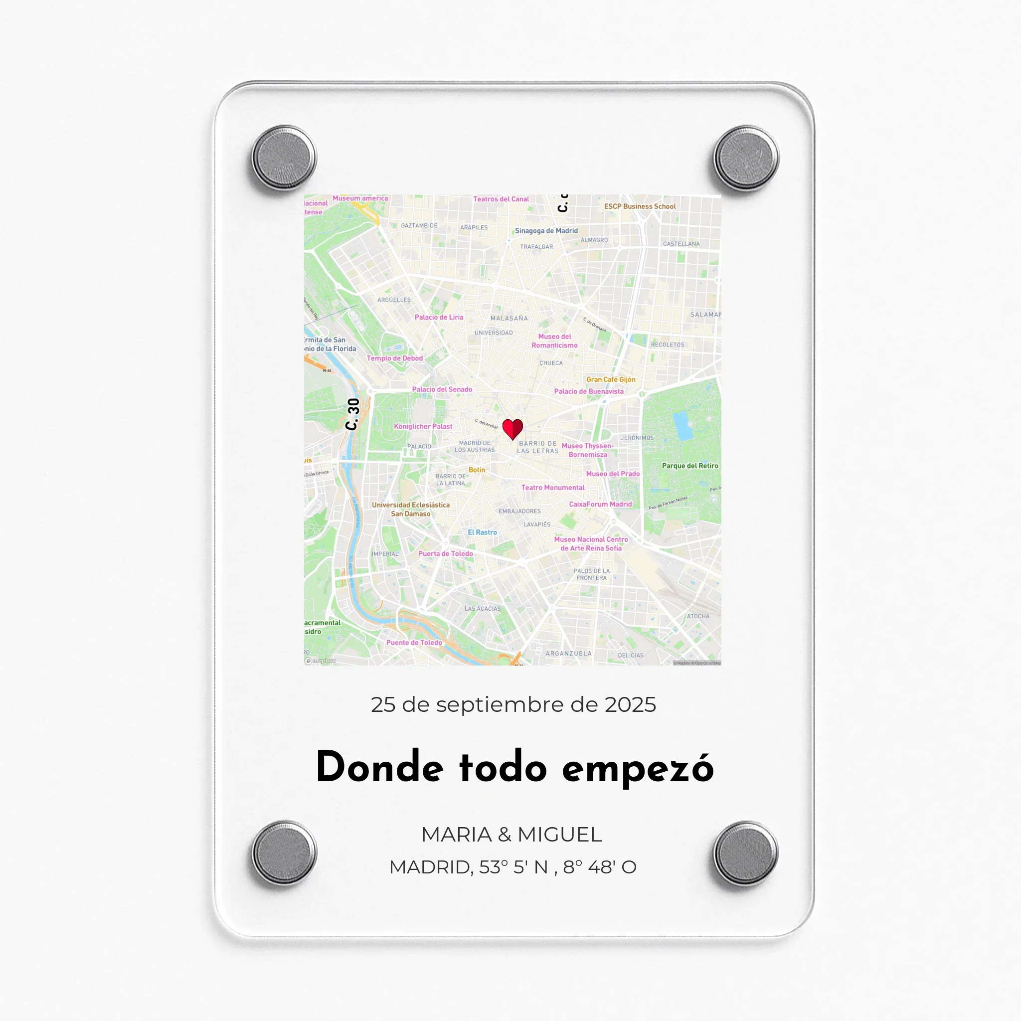"Nuestro Evento" - Imán Acrílico