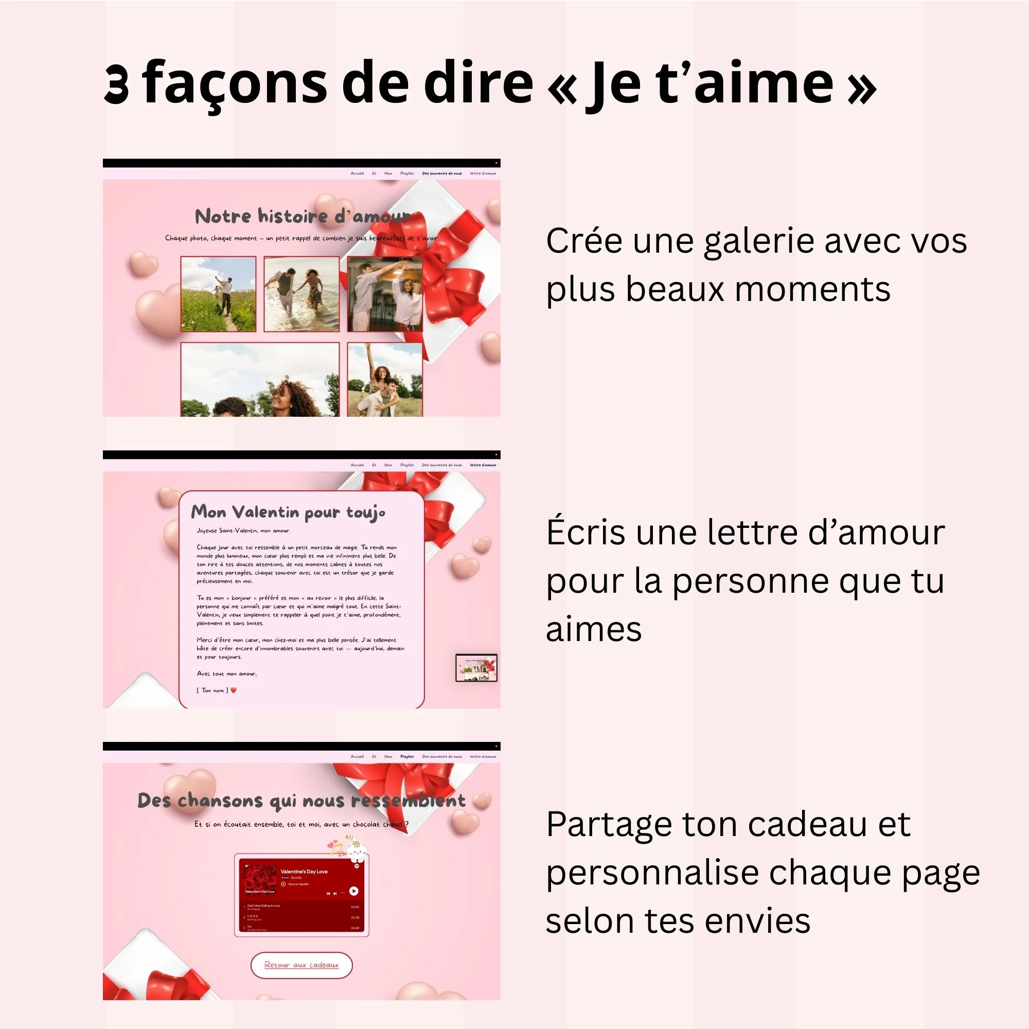Page d’amour – site web d’amour personnalisé - Image 2