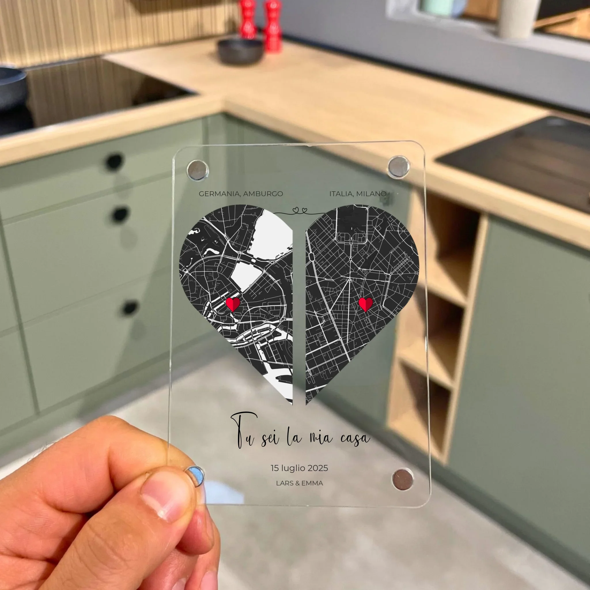 "Relazione a distanza" - Magnete acrilico - Image 3