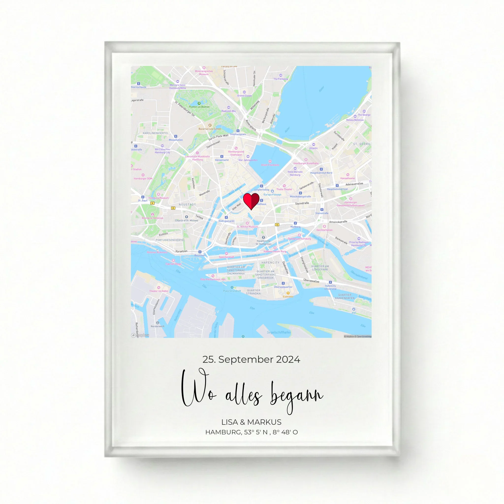 Ons evenement - Gepersonaliseerd acrylblok