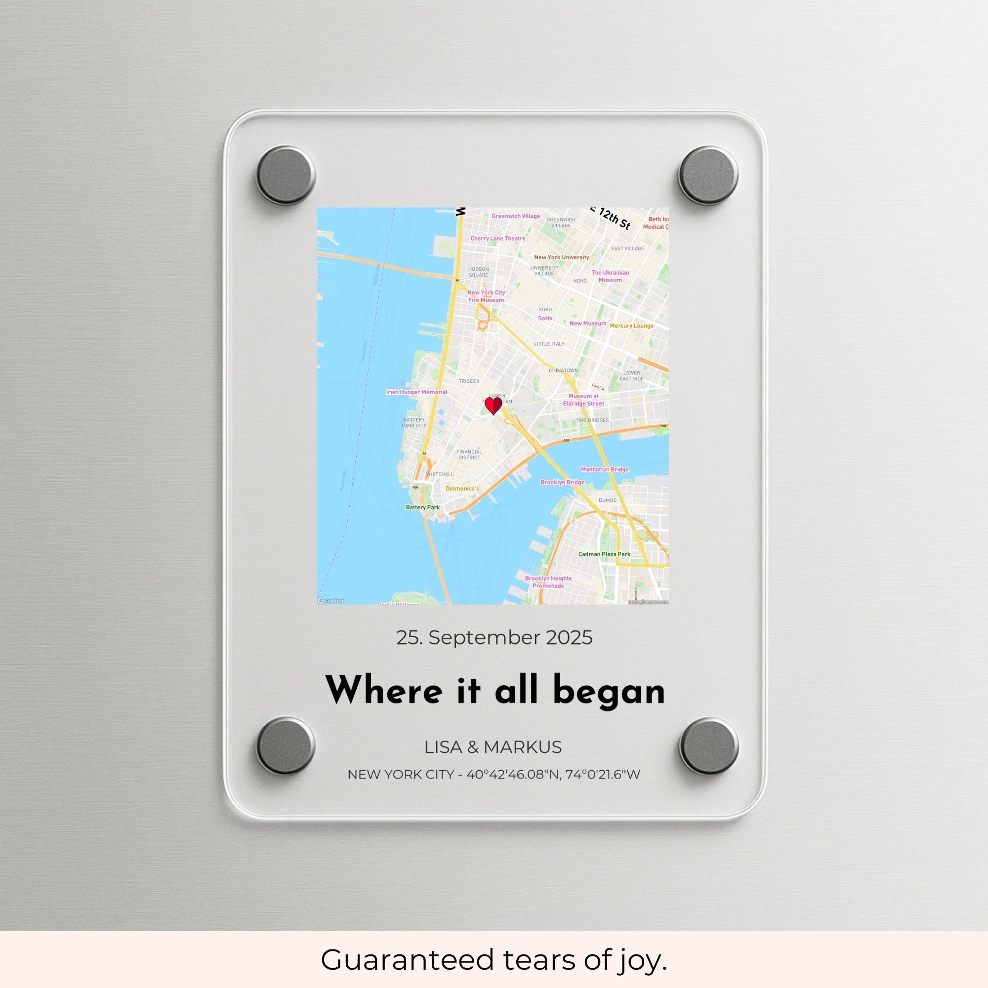 Where It All Began – Acrylic Magnet - Image 2